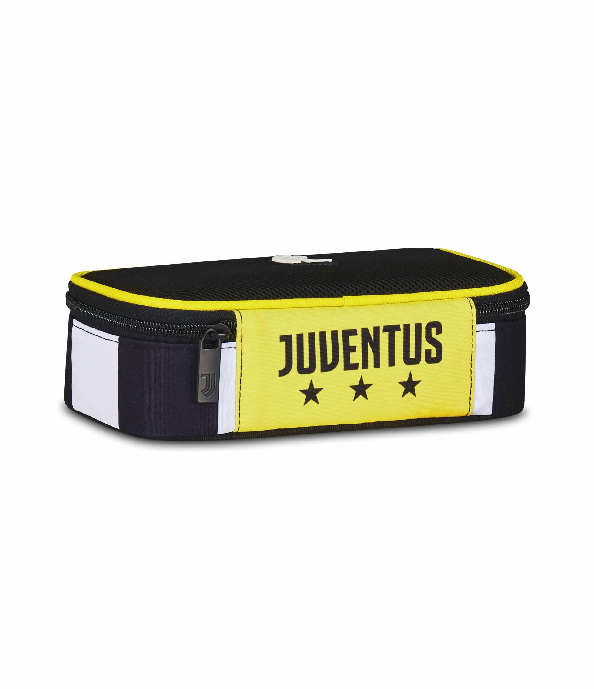 Seven Juventus Astuccio Scuola Quick Case, Nero, Portapenne Completo di Penne, Matite, Colori, Scuola Elementare e Media, Bambino, Calcio