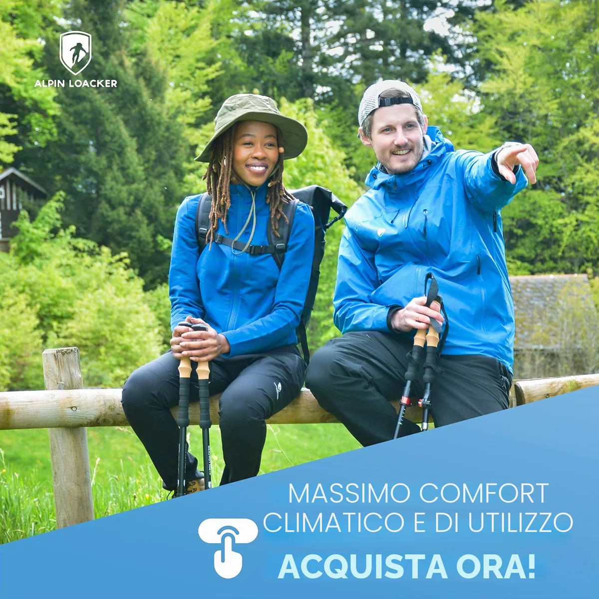 ALPIN LOACKER Cappello da Sole per Esterni con Protezione UV, di Alta qualità, per Trekking, Montagna e attività all'Aperto, in Materiali Riciclati, per Uomo e Donna