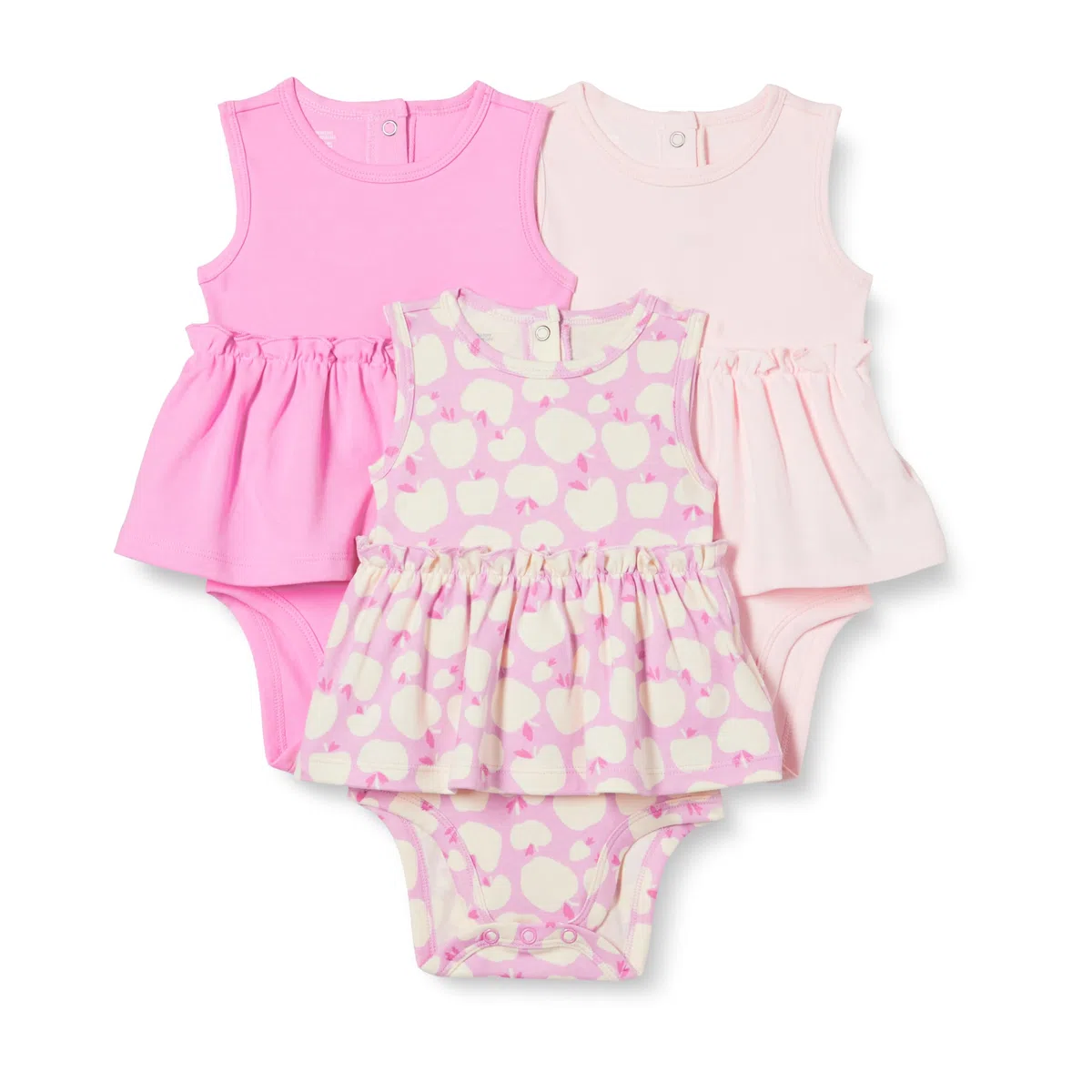 Amazon Essentials Bimba 0-24 Abiti con Body Senza Maniche