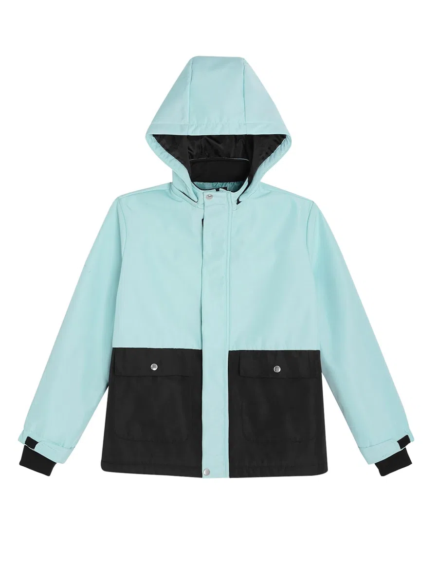 dPois Giacca Sci Bambina con Cappuccio Giacche da Neve Leggero Impermeabile Ski Jacket Cappotto da Trekking Montagna Outdoor Abbigliamento da Sci Snowboard Campeggio