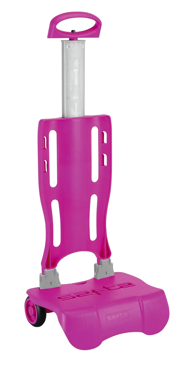 Chariot pour Sac à Dos Pliable Safta Fuchsia
