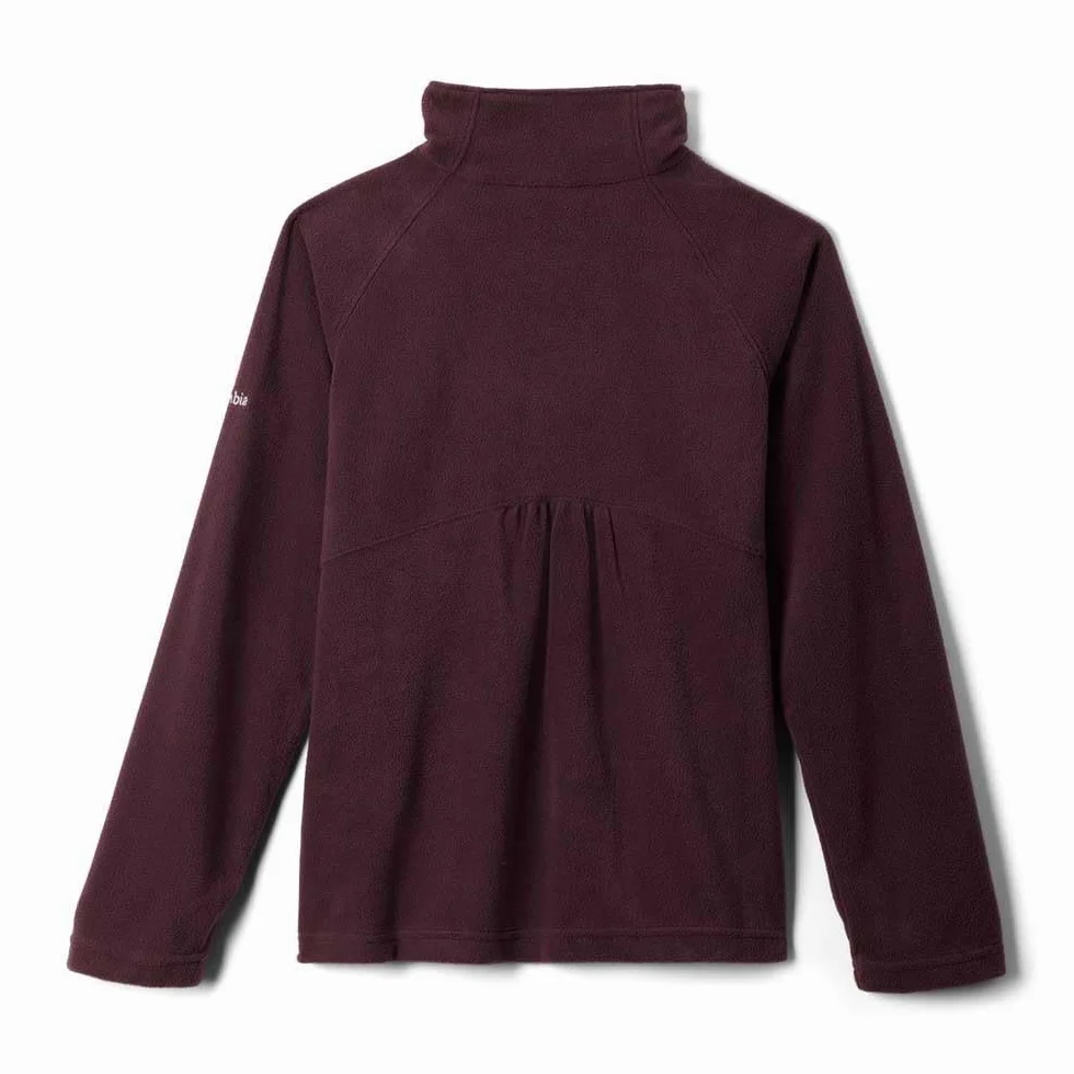 Columbia Glacial, Maglia in pile con cerniera a mezza lunghezza, Bambini, Blu (Collegiate Navy/Super Blue), Taglia XL