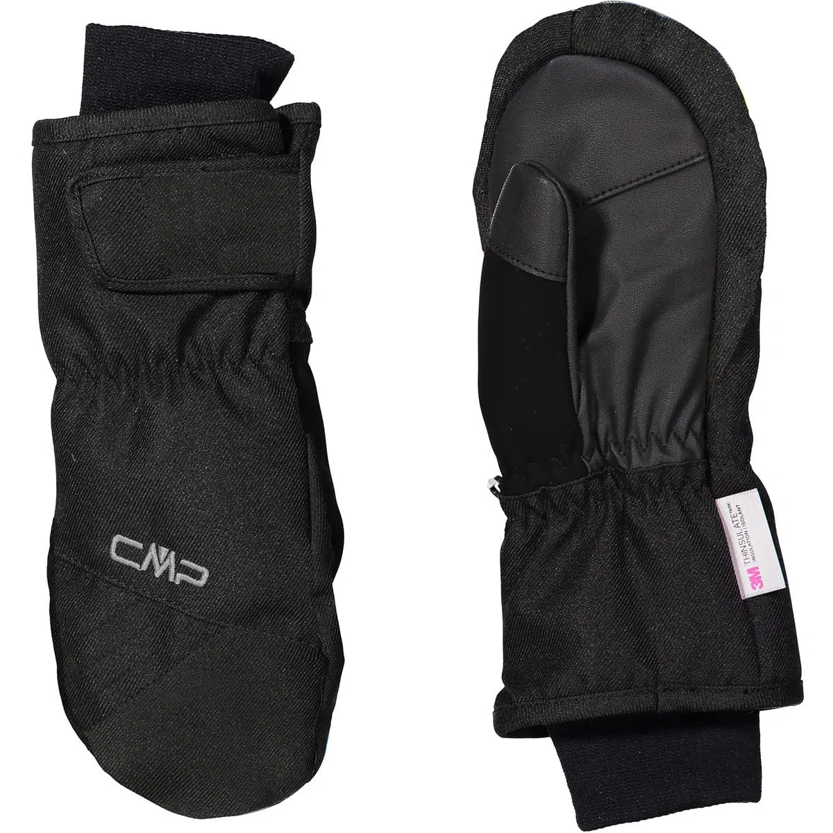 CMP - Muffole da sci in twill per bambini, Nero, 5