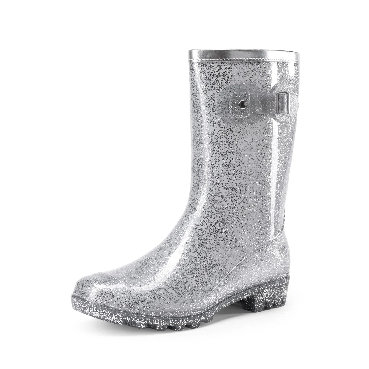 DREAM PAIRS Stivali di Gomma da Donna Scarpe da Pioggia Alti di Moda per Uso Esterno