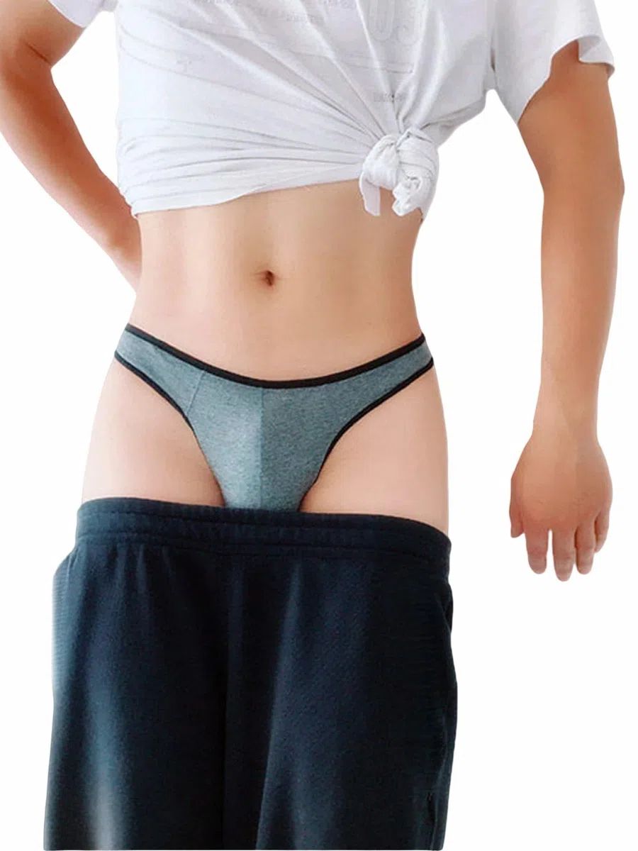Perizoma Sportivo da Uomo in Cotone, Sexy, Classico, Confezione da 3