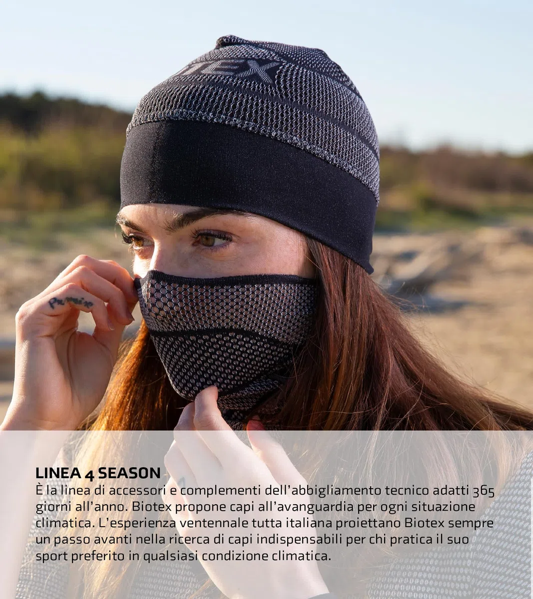 BIOTEX Tubolare Summerlight Multifunzione Ultraleggero, Fascia Paracollo Leggera e Traspirante per ogni Sport, Intimo Tecnico Sportivo