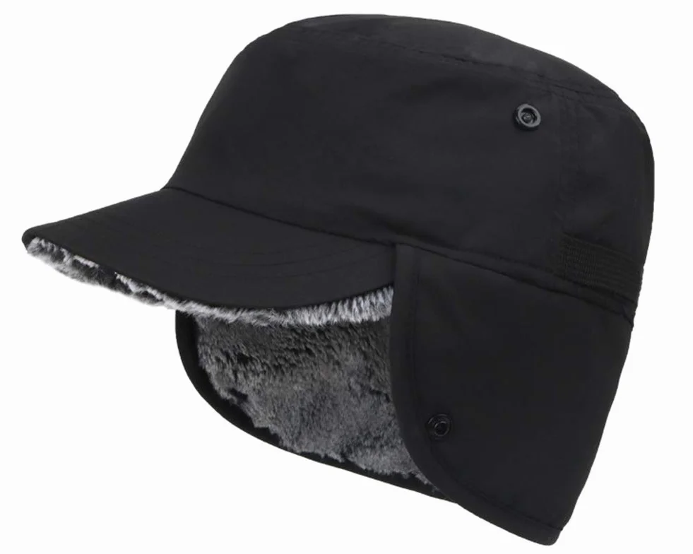 Gisdanchz Cappelli Invernali con Visiera e Paraorecchie - Foderato in Pelliccia Sintetica