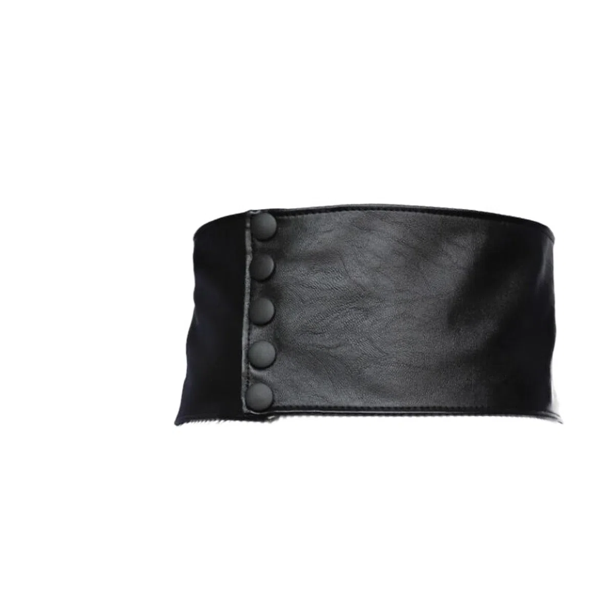Fascia da Smoking in Raso Regolabile Pista da Donna Fasce Elastiche in Pelle Nera Abito Femminile Corsetti Cintura Cinture Decorazione Cintura Larga for Accessori da Donna(86-93cm)