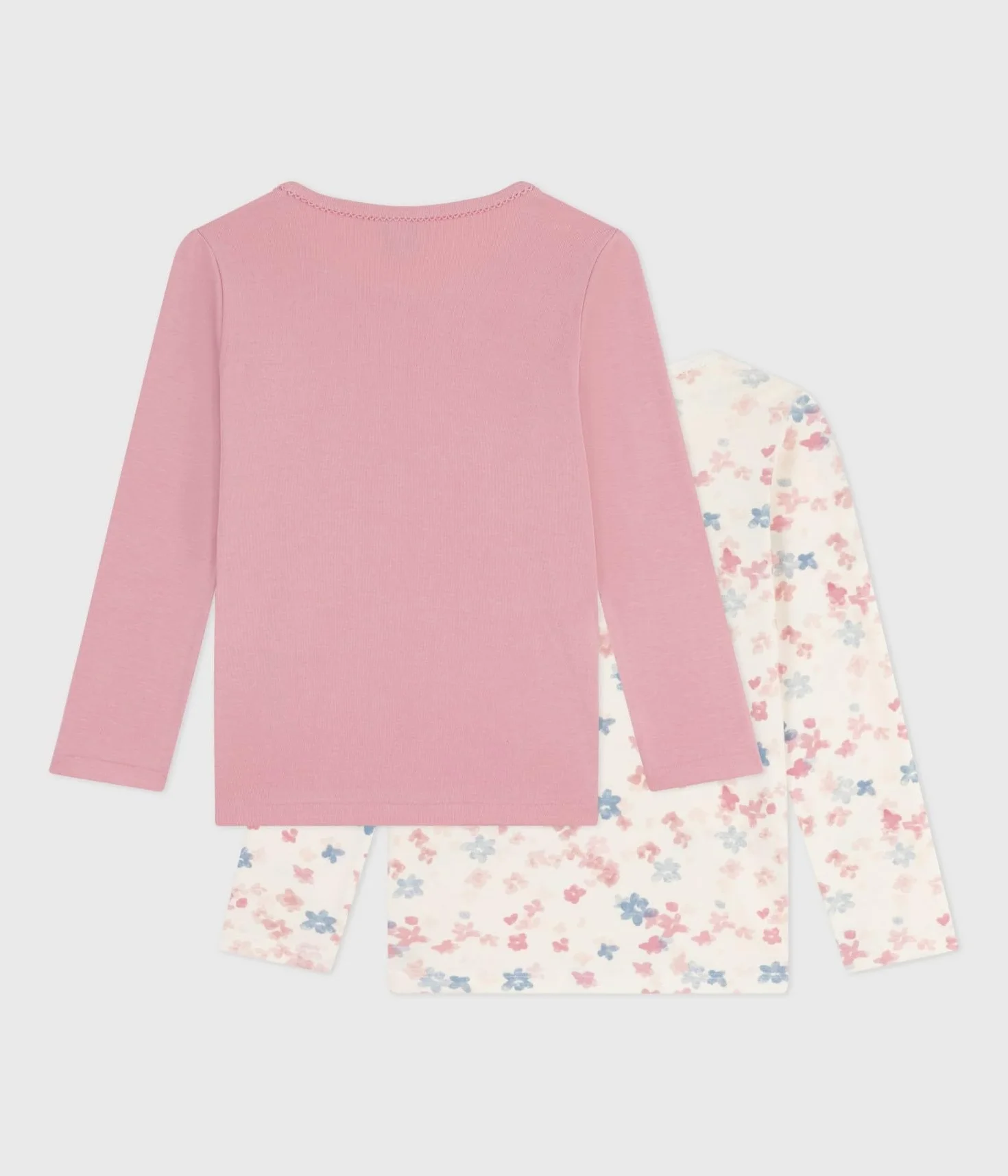 Petit Bateau 2 TS Ml VI Biancheria Intima Giorno Bambine e Ragazze (Pacco da 2)