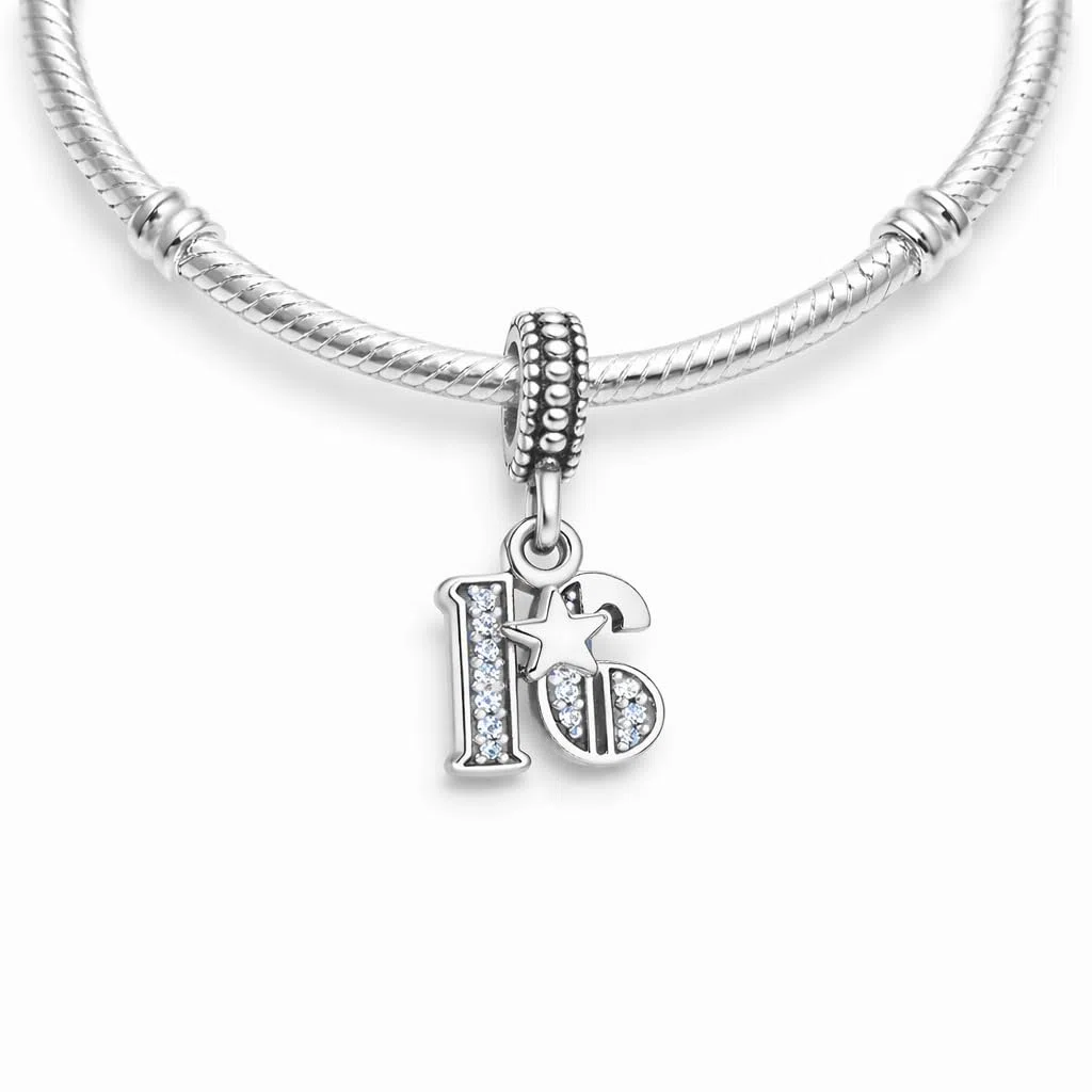 Charm Compatibile Tutte Marche Anni Compleanno Anniversario Laurea Ciondoli Originale Charming Beads Argento 925 Mamma Bead Portafortuna Cuore Famiglia Natale Donna