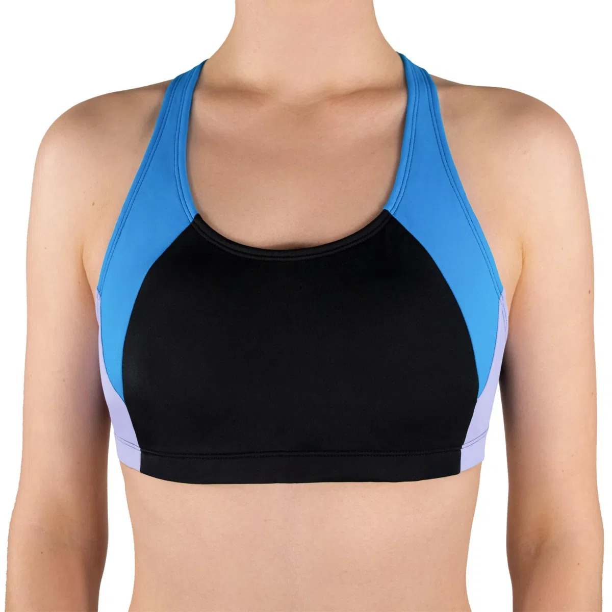 MYLILY Top Bikini Ragazze & Adolescenti | Top Sportivo con Coppe Estraibili | Schiena Racerback con Spalline Larghe | Piscina & Mare | Top Bikini Donna | Oeko-Tex, Vegano
