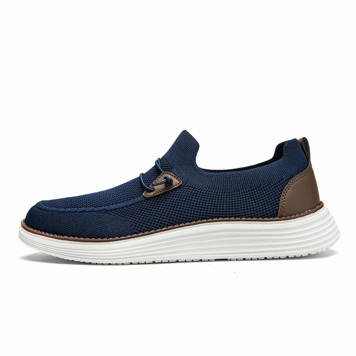 Comodo Slip di Colore Nudo da Uomo sui Mocassini Solette Antiscivolo alla Pelle da Passeggio Scarpe Casual Moda retrò Leggero e Traspirante Fitness all'aperto Scarpe da Jogging