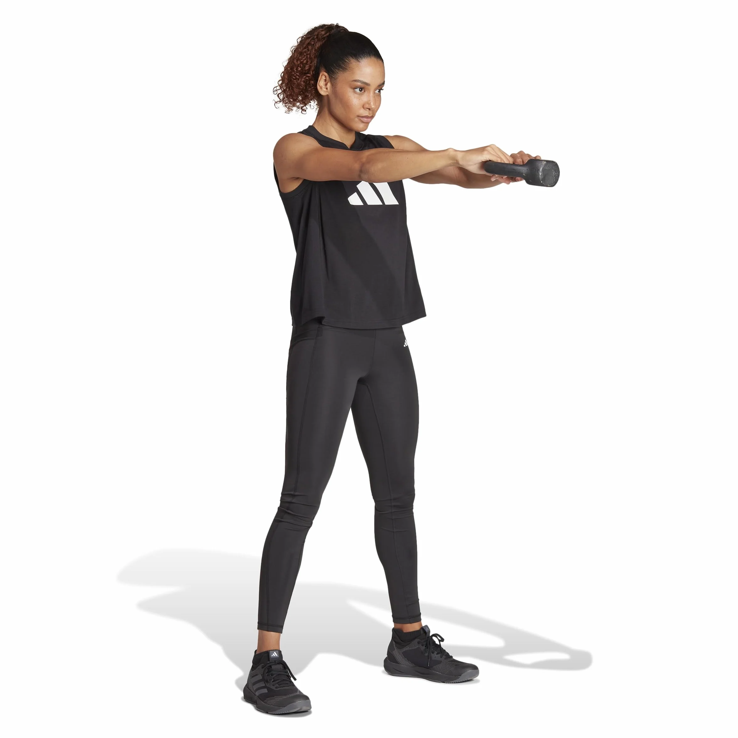 Adidas Train Essentials Big Performance Logo Training Tank Top T-Shirt Donna