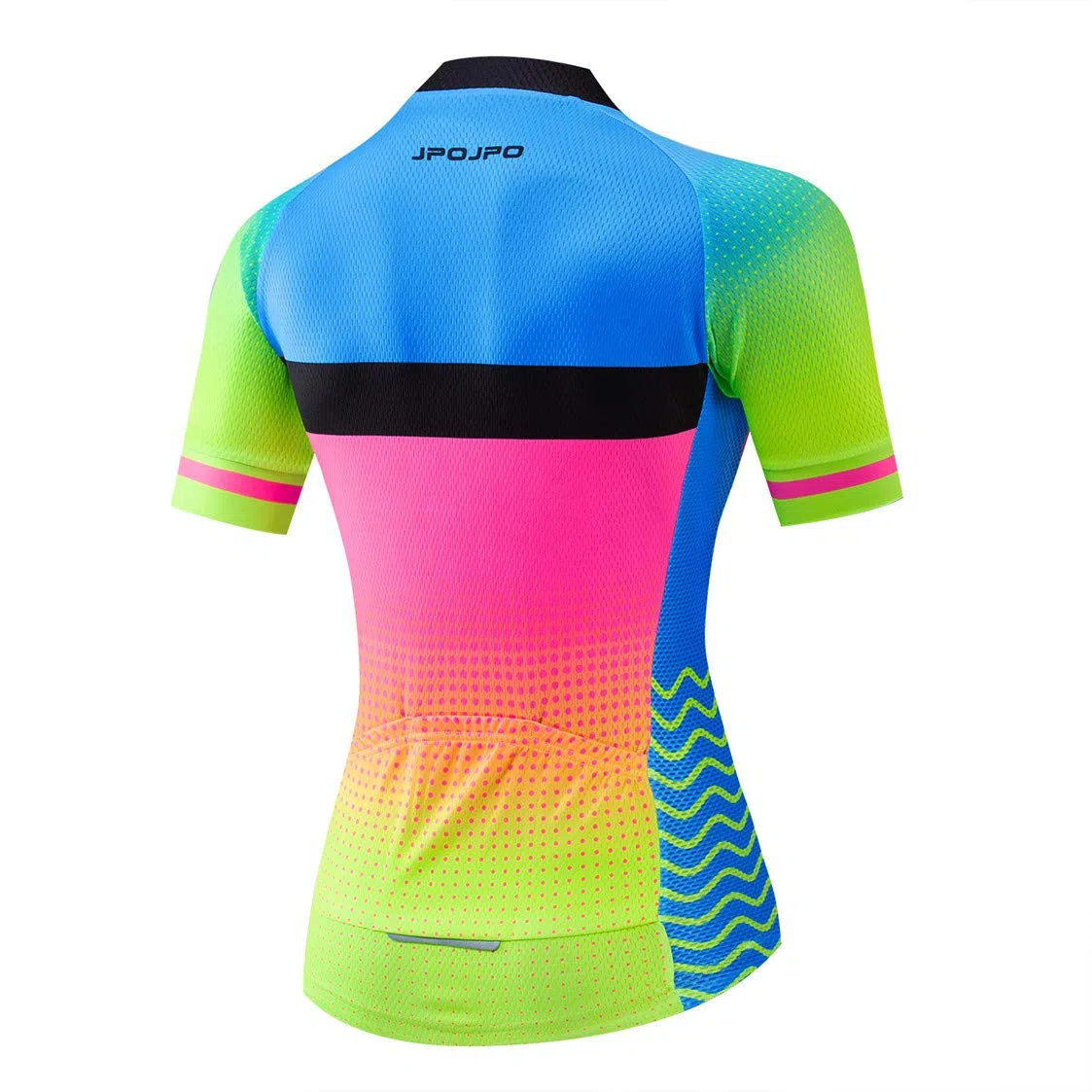 Maglia da Ciclismo da Donna, con Chiusura Lampo, per Mountain Bike, a Maniche Corte