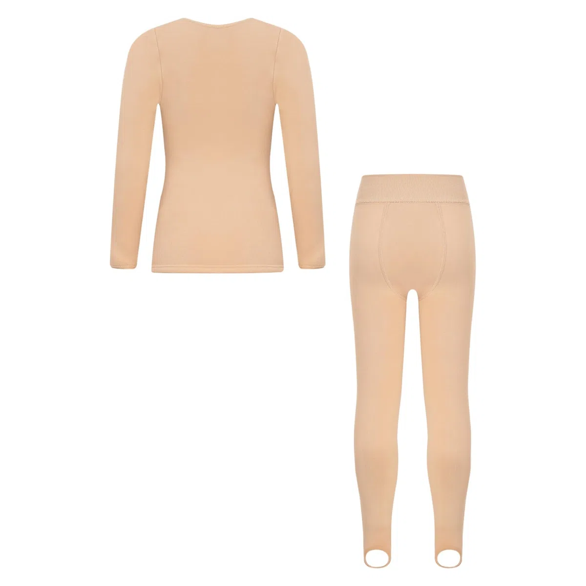 Bambino Ragazza Biancheria intima Termica Pile Set Top e Pantaloni Caldi Inverno 1-14 Anni