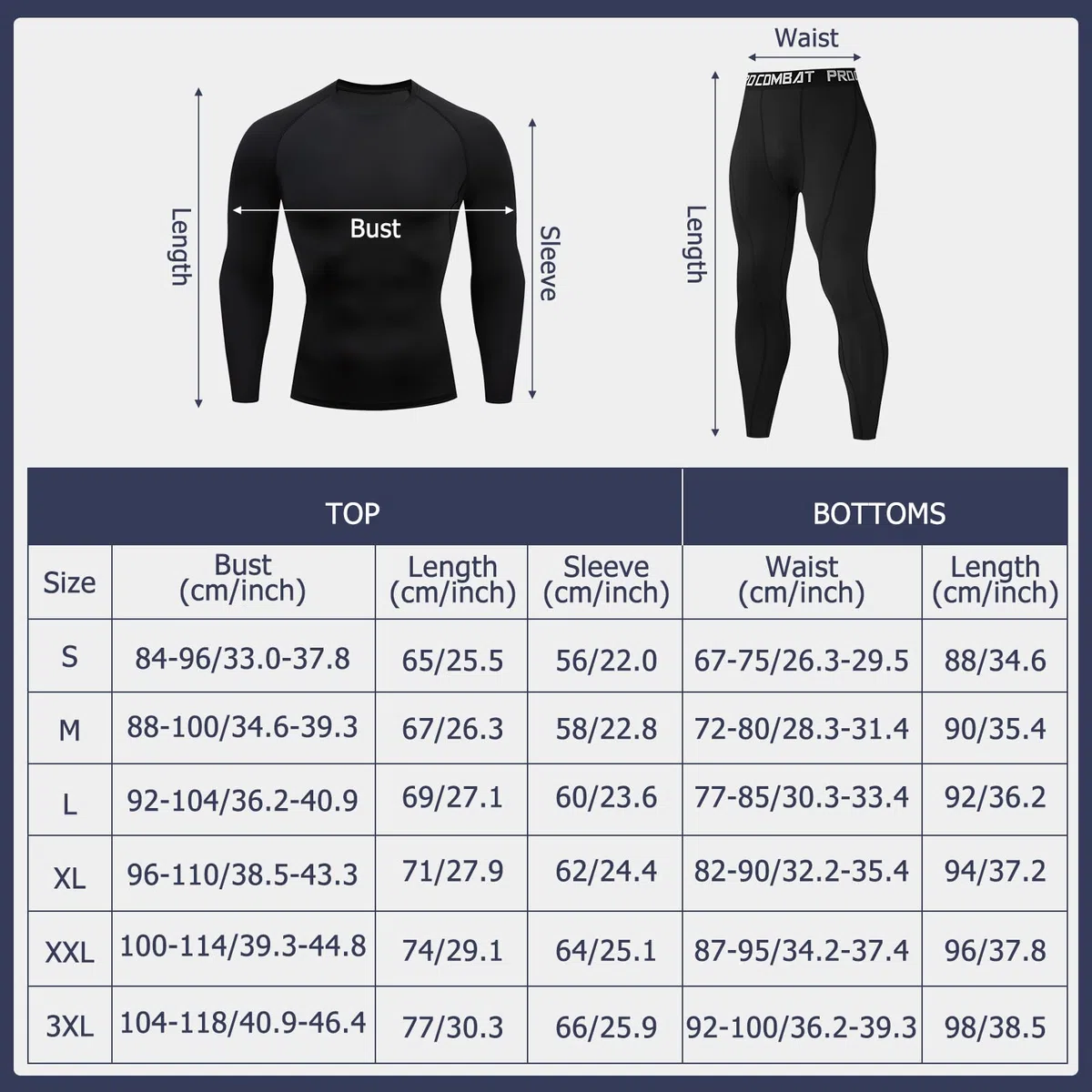 Set di Intimo Termico Uomo Invernale Biancheria Termica Pantaloni Traspirante Asciugatura Rapida per Sportiva Sci Allenamento Corsa Ciclismo Trekking