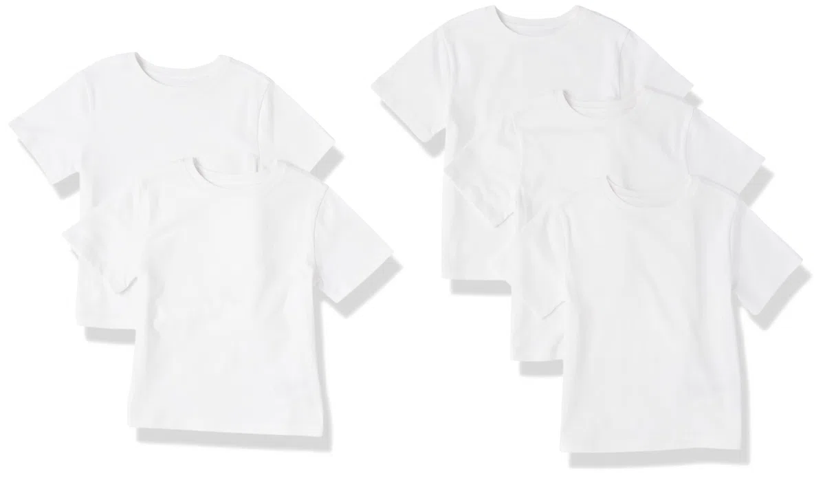 mazon Essentials T-Shirt a Maniche Corte Bambini e ragazzi, Confezioni Multiple