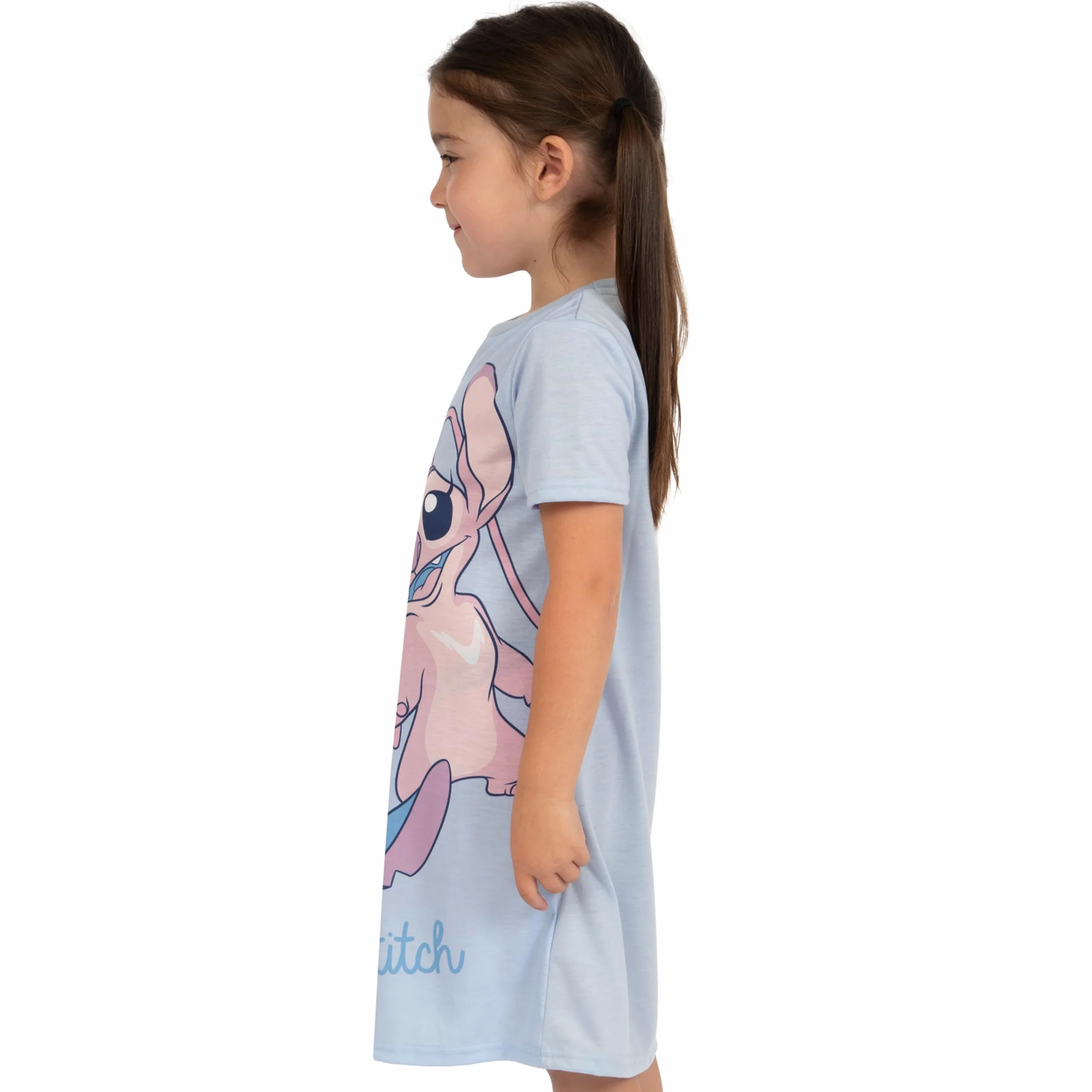 Disney Pigiama Pigiama Bambina | Lilo e Stitch Camicia da Notte | Stitch e Angel Bambina Pjs