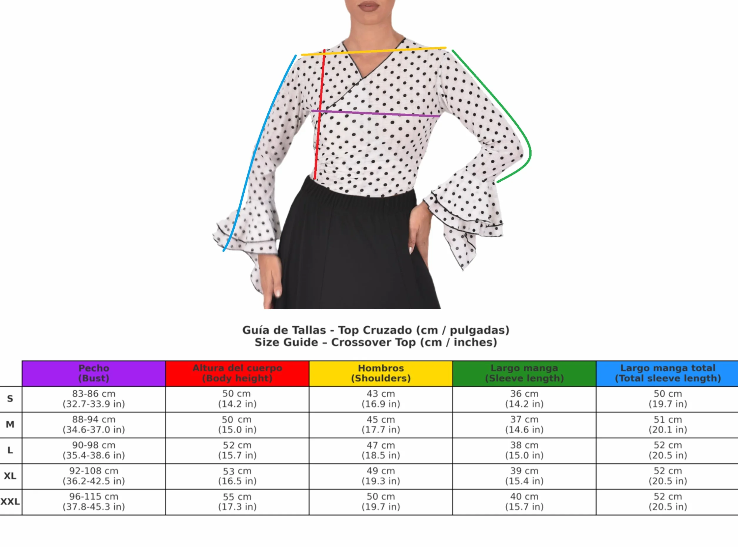Bolero Torera Top Crociato Fenicottero Tessuto elasticizzato Manica Lunga con Due Volant