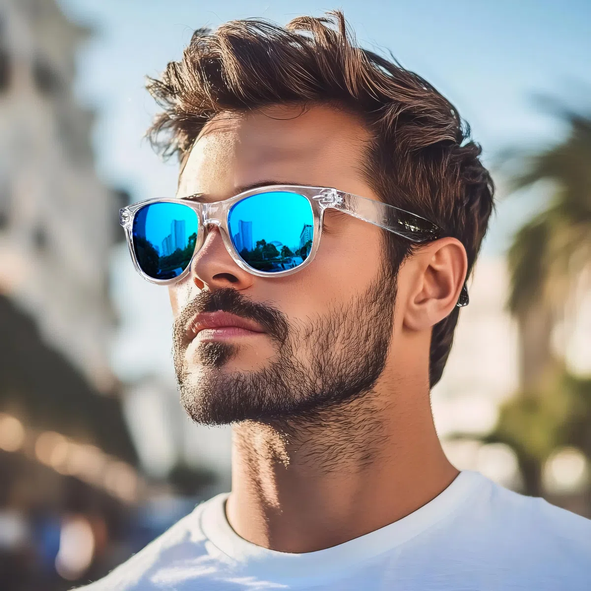 KANASTAL Occhiali da Sole da Uomo Donna Polarizzati Protezione UV400 Quadrati Vintage Retrò Classici Sunglasses Men Women per Spiaggia Pesca Guida Viaggio
