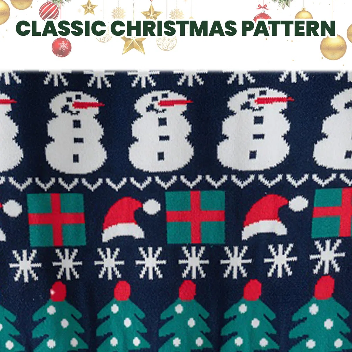 JiAmy Bambino Natale Maglione Felpa a Maglia Inverno Cotone Pullover Manica Lunga Cervo 1-6 Anni