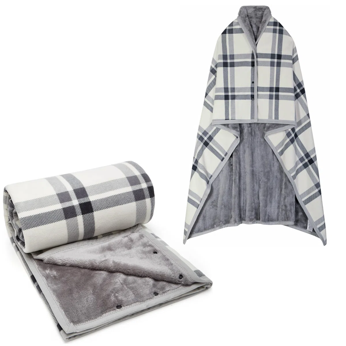 Poncho da Donna Indossabile Mantello Caldo Coperta Calda Invernale con Bottoni Scialle Grande Sciarpa Flanella Maglia Cape Cardigan per Donna Cappotto Poncho Lavorato Mantella Coprispalle