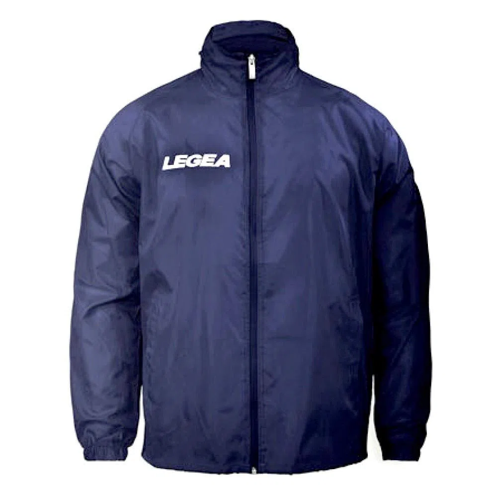 LEGEA Giacca antipioggia Italia Special 100% poliestere water-resistant con zip impermeabile da sport uomo