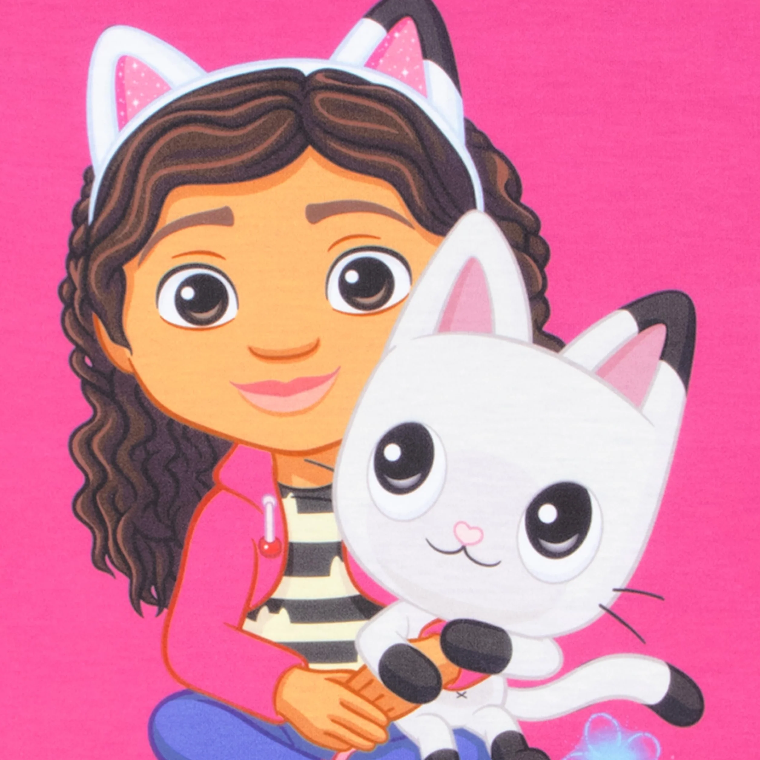 DreamWorks Pigiama per Ragazze Gabbys Dollhouse Rosa 6-7 Anni