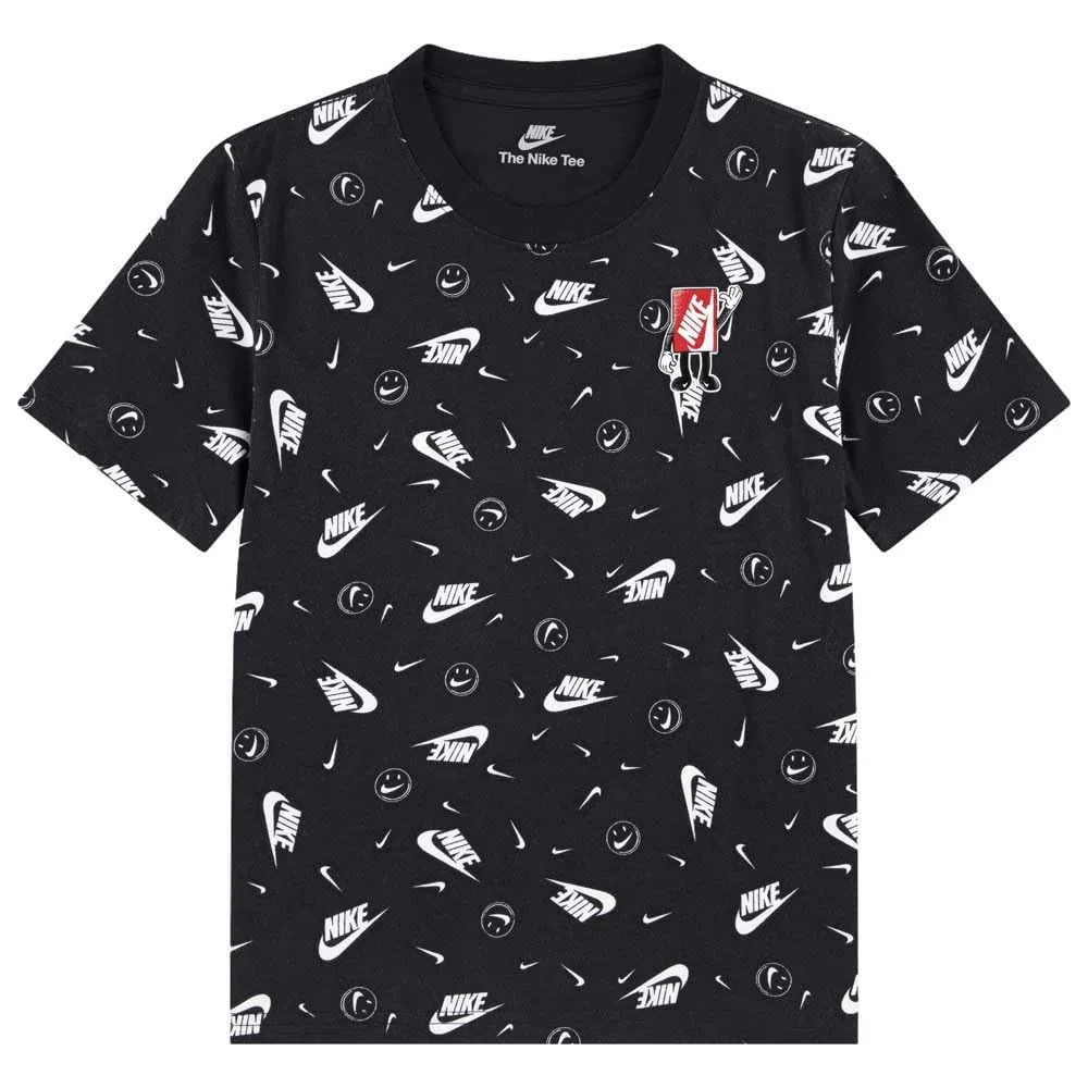 Nike Nkb AOP Boxyb SS Tee T-Shirt Bambine e Ragazze