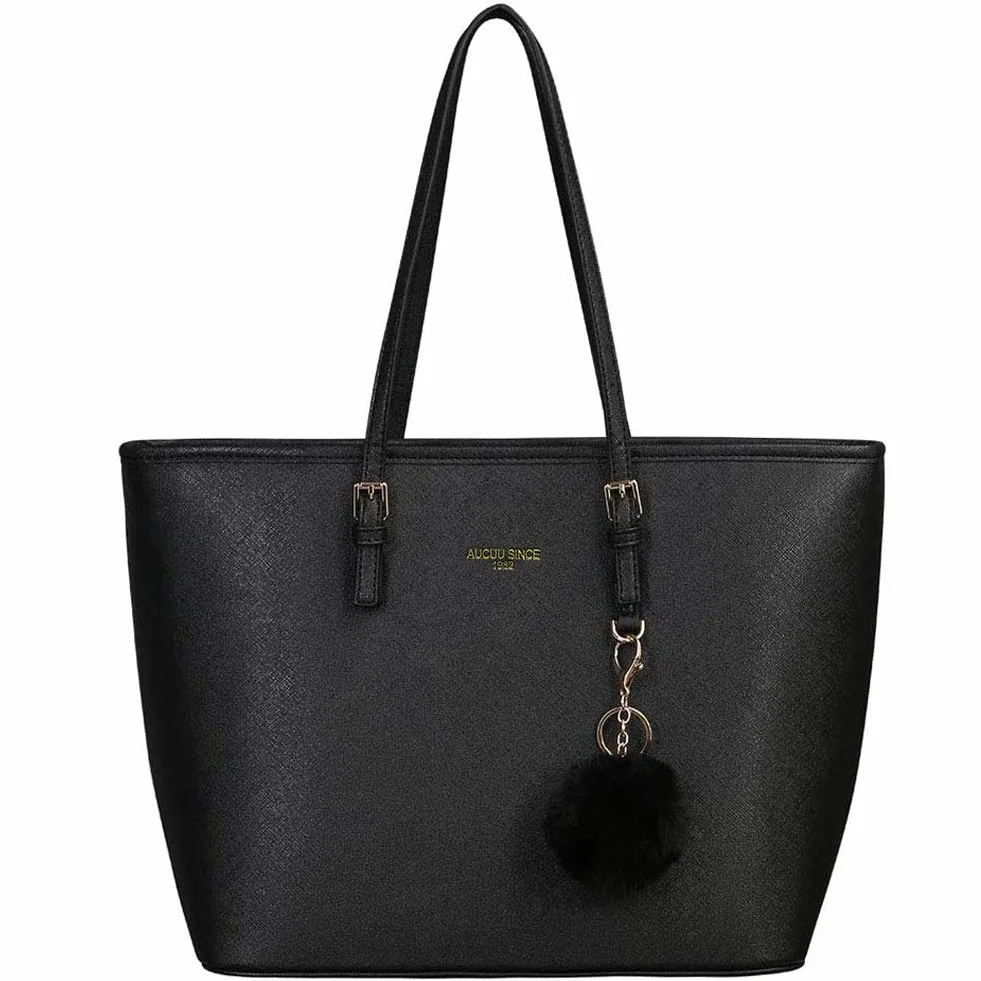 URAQT Borse Tote Donna, Borsa della spesa Borse Donna da Spalla Semplice Grandi Capacità Moda Tote Bag Borse Donna Grandi Borse Nera…