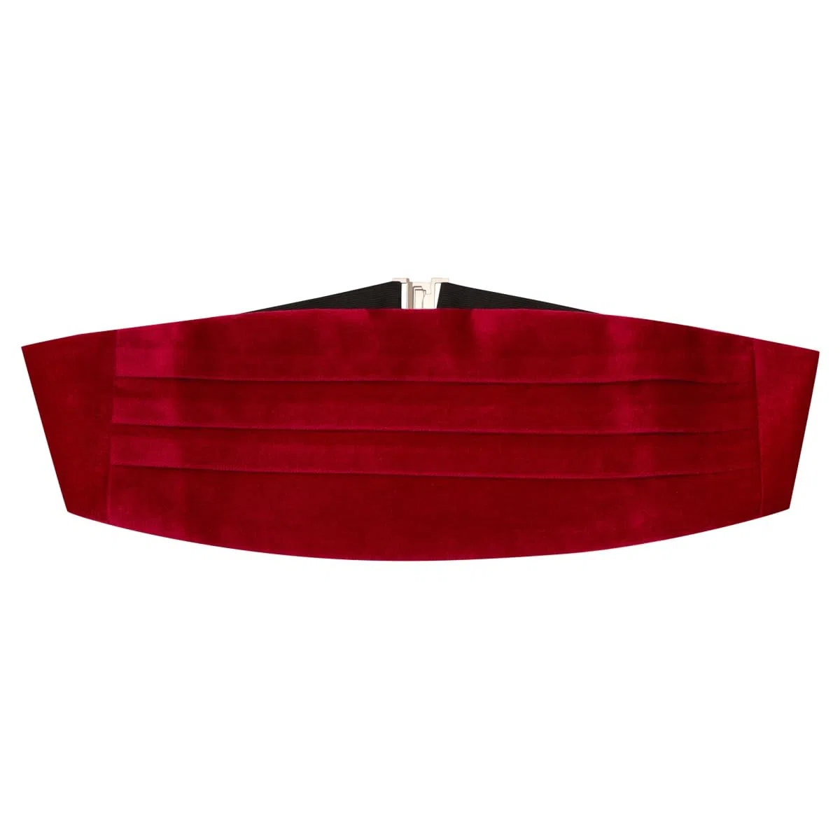 King & Priory Cummerbund Velluto Rosso, Rosso, Taglia unica