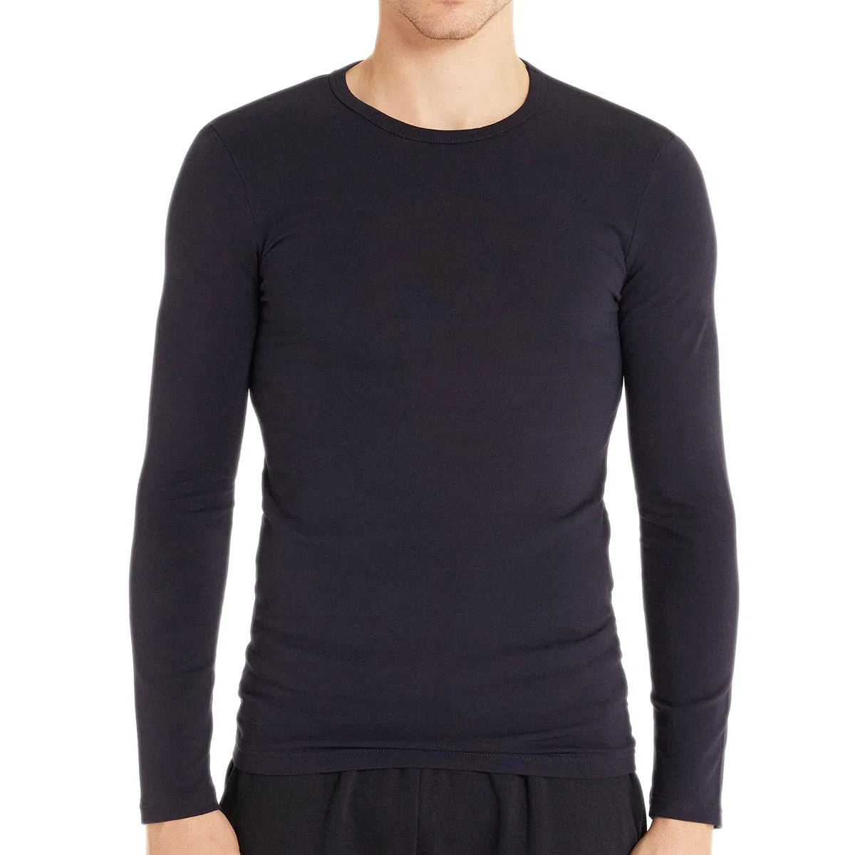 Magliette da Uomo 100% Cotone Caldo Felpato Pacco da 3 Pezzi T-Shirt Uomo Maniche Lunghe Magliette e Canottiere Intime Made in Italy