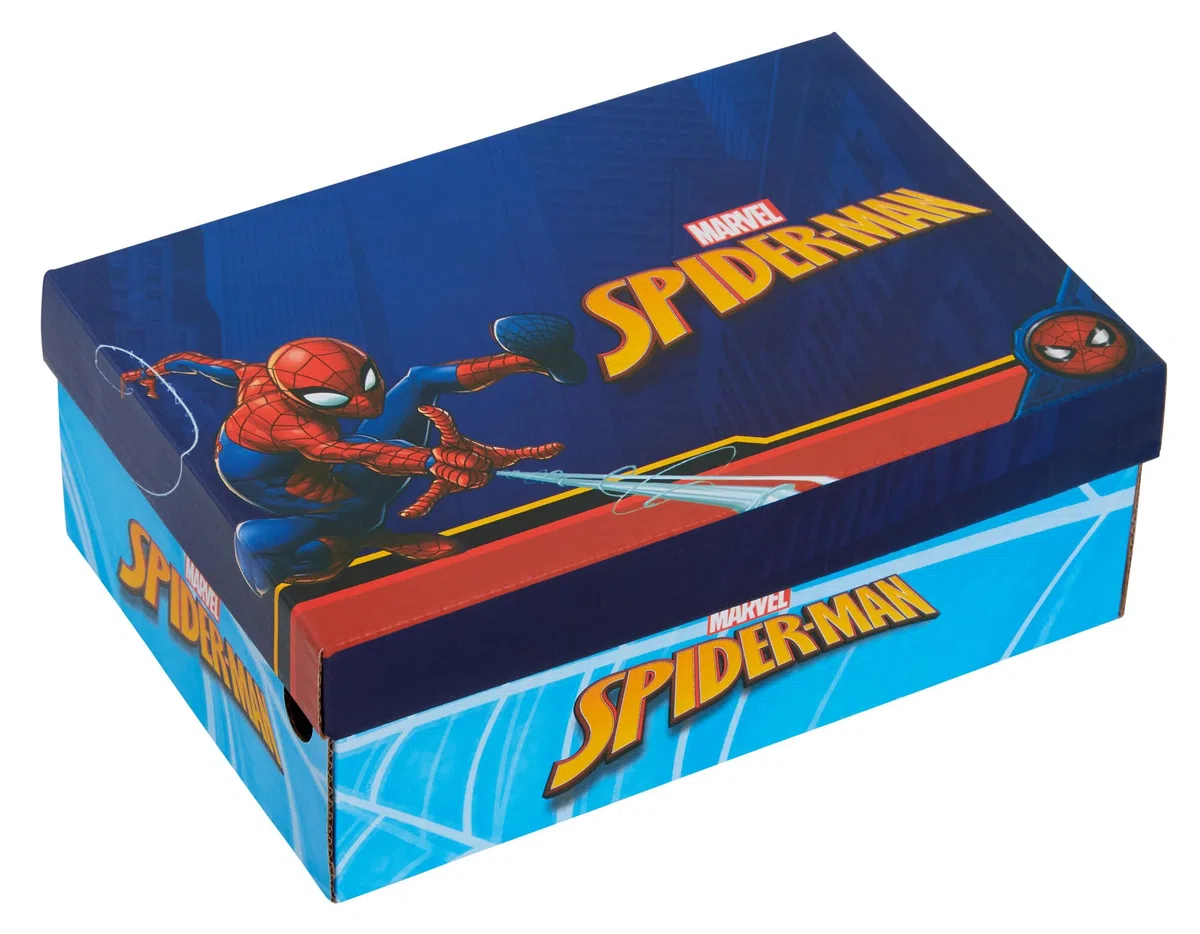 Marvel Spiderman, sandali sportivi leggeri da ragazzo, con punta aperta, facili da montare,
