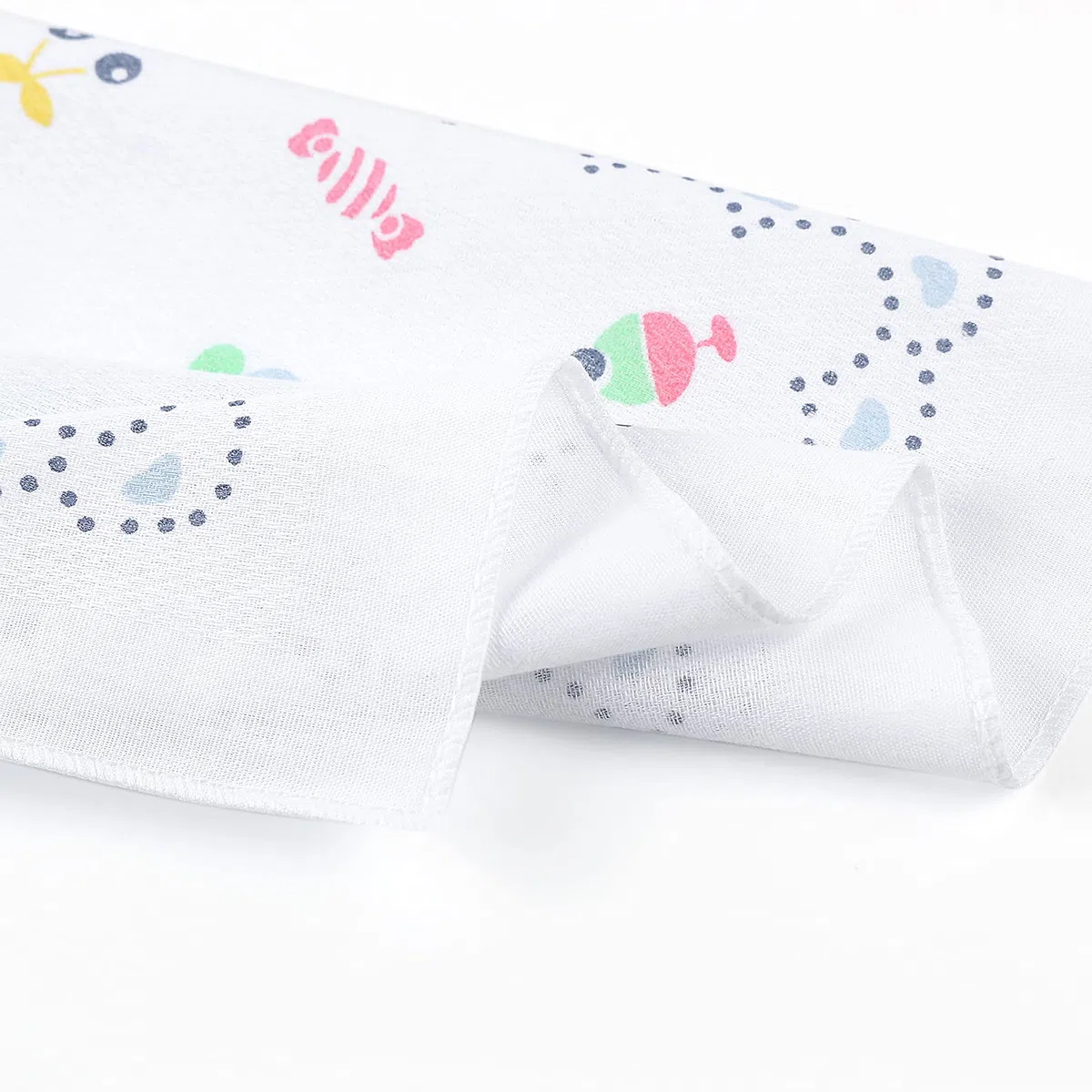HOULIFE Fazzoletti per bambini - Fazzoletti per bambine e ragazzi, garza di cotone a doppio strato, motivo con stampa a cartoni animati per bambini e neonati, 12 pezzi 12 modelli, 35 x 35 cm
