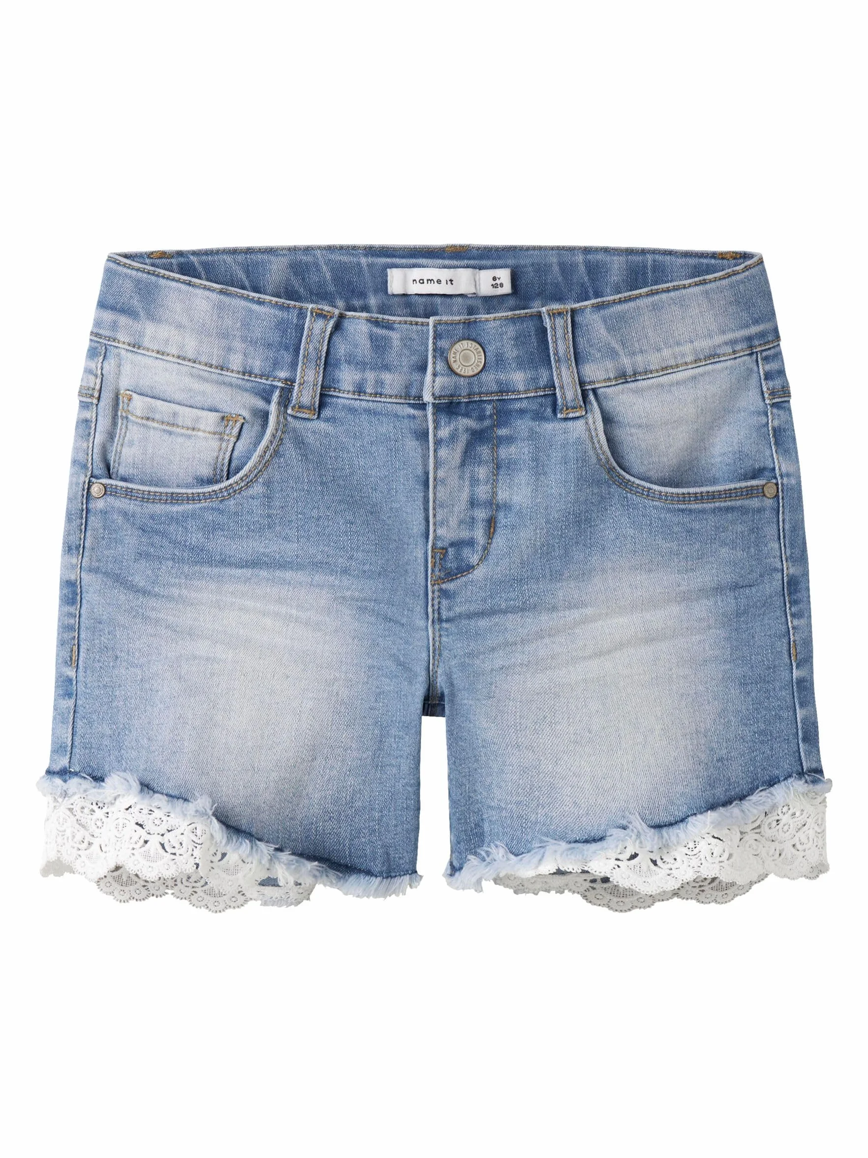 Name IT - Nkfsalli Dnmtaha 2629 Shorts Noos, Pantalocini Denim Bambine e Ragazze