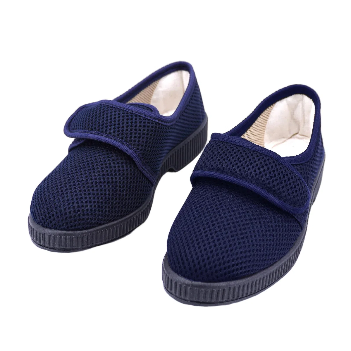 JOMIX Pantofole Uomo con Strappo Ciabatte Ortopediche da Anziani Traspirante Leggere Diabetiche Scarpe Estive Comode Antiscivolo per Piedi Gonfi