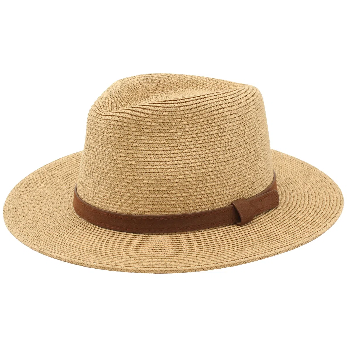 Cappello Panama Estivo, Cappello di Paglia Panama per Donna e Uomo Unisex, Cappello a Tesa Larga UPF 50 Pieghevole e Intrecciato Intensivo