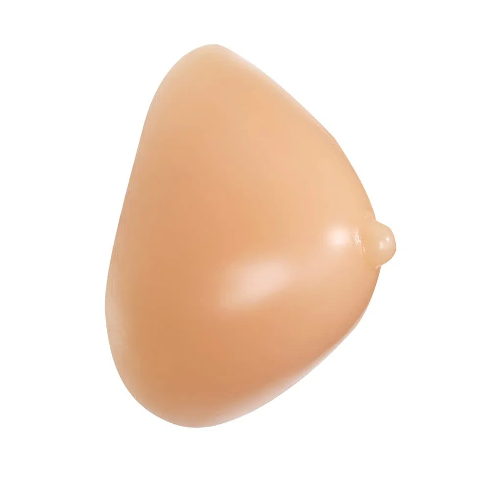 ELMIKA Un Pezzo In Silicone Forma Del Seno Mastectomia Protesi Triangolo Reggiseno Enhancer Inserto Concavo Bra Pad