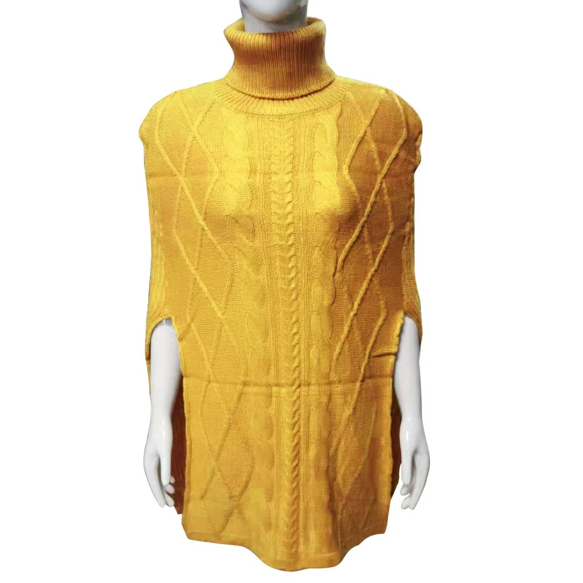 IQYU Giallo ocra da donna più recente 2022 Lady Long Sleeves Plus Size Dress High Neck Sweater Premaman Hoodie