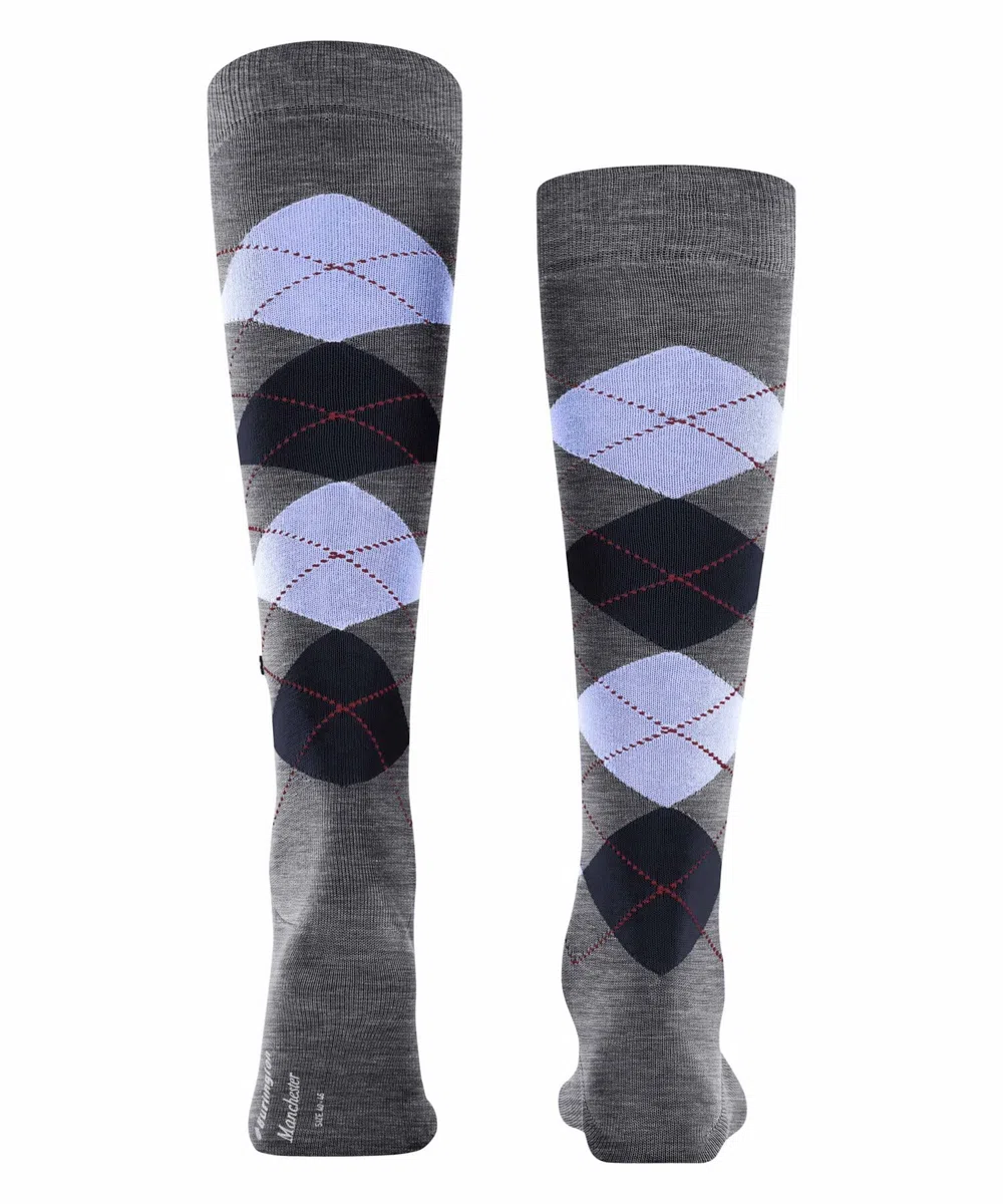 Burlington Manchester Uomo Gambaletti con elegante cotone scintillante
