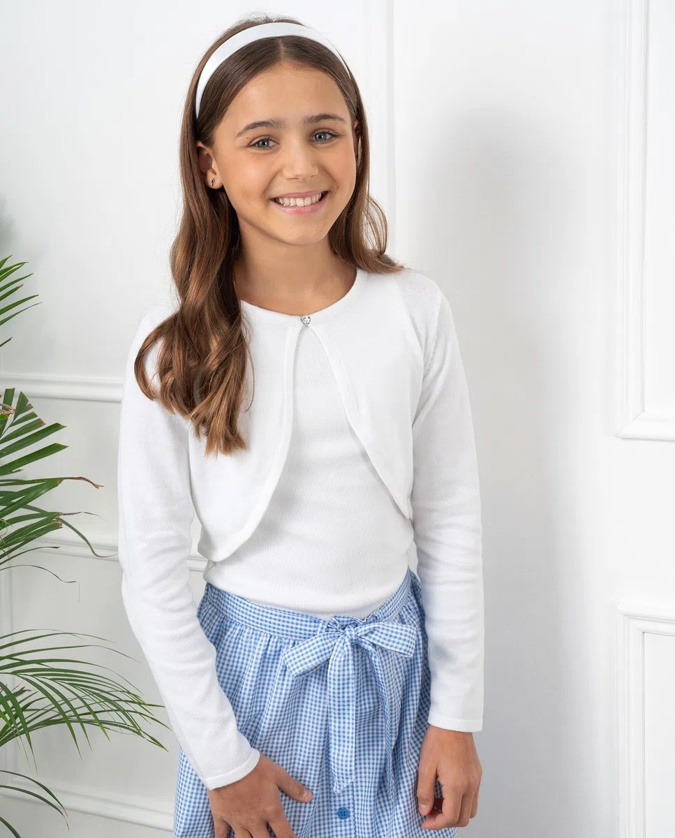 Bolerose Ragazze Manica Lunga Bolero Bambini Caridgan