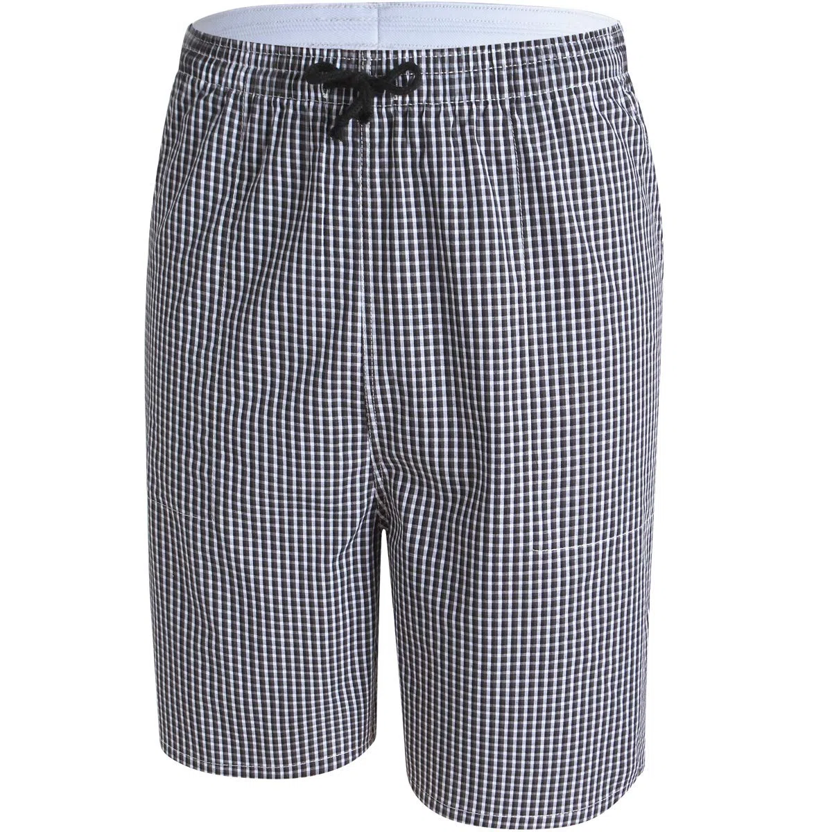 MoFiz Pantaloni Corti Pigiama Uomo Cotone Shorts a Quadretti da Notte Pantaloncini Estivi con Tasche Pacco da 2