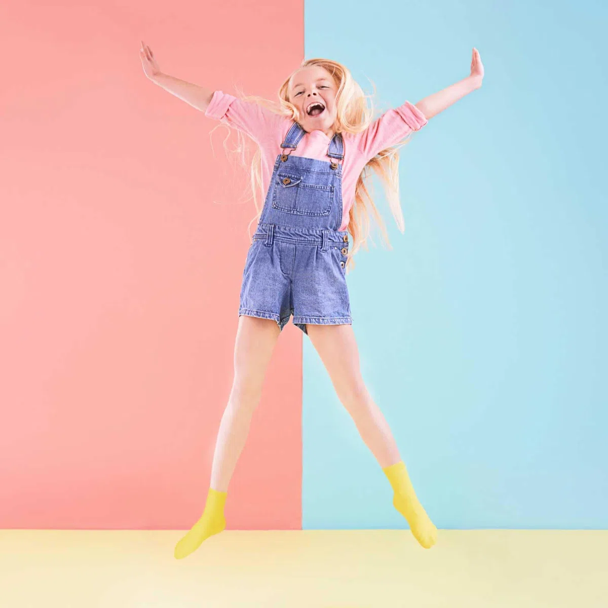 ZERULETS 24 paia di calzini per bambini e bambine, calzini da ginnastica per bambini, calzini sportivi da bambina, colore bianco, rosa, viola, giallo, per 1-13 anni