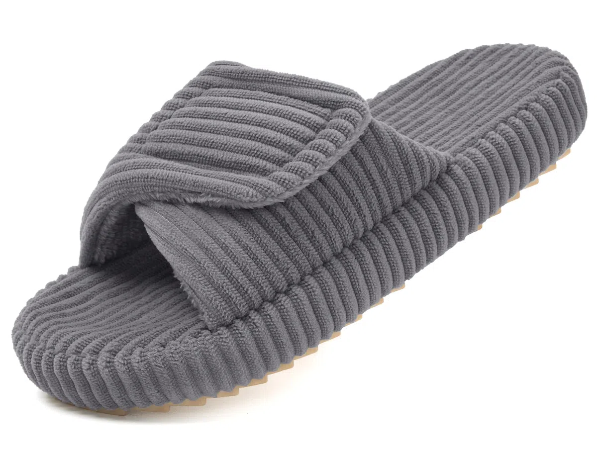 Pantofole Donna Memory Foam Ciabatte Confortevole Scarpe da Casa con Strappo Morbida Nuvola Antiscivolo Slippers