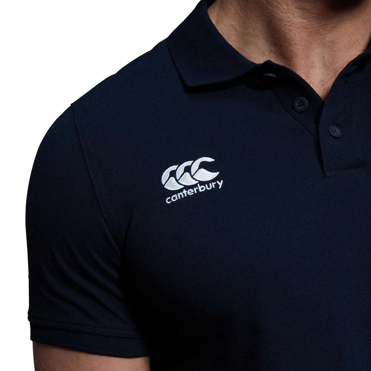 Canterbury Uomo Polo in Cotone Waimak | Maglietta da Rugby | Casual Polo