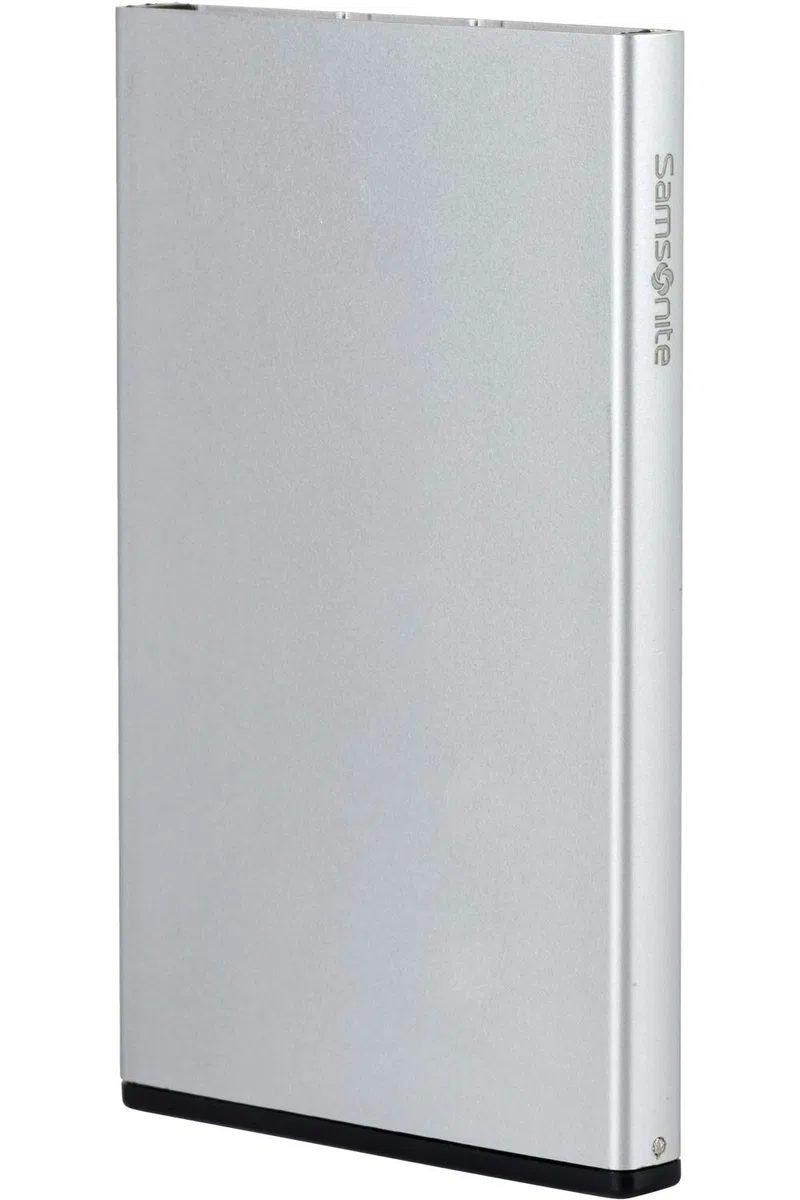 Samsonite ALU FIT SLG - Custodia per schede, 10,2 cm, grigio (alluminio)