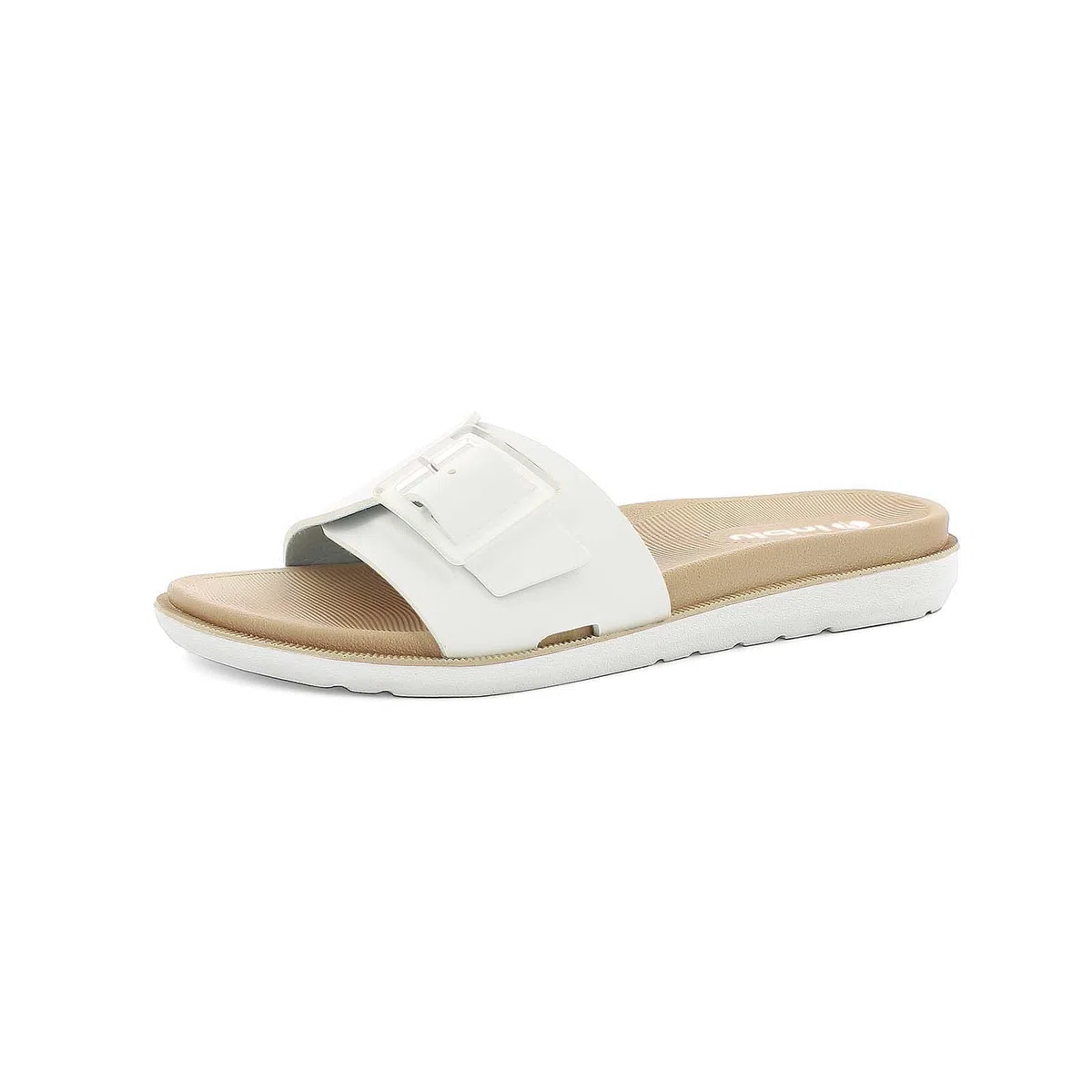 inblu Ciabatte Donna Colorate Con Fibbia Quadrata, Dual Density Sandali a ciabattaDonna