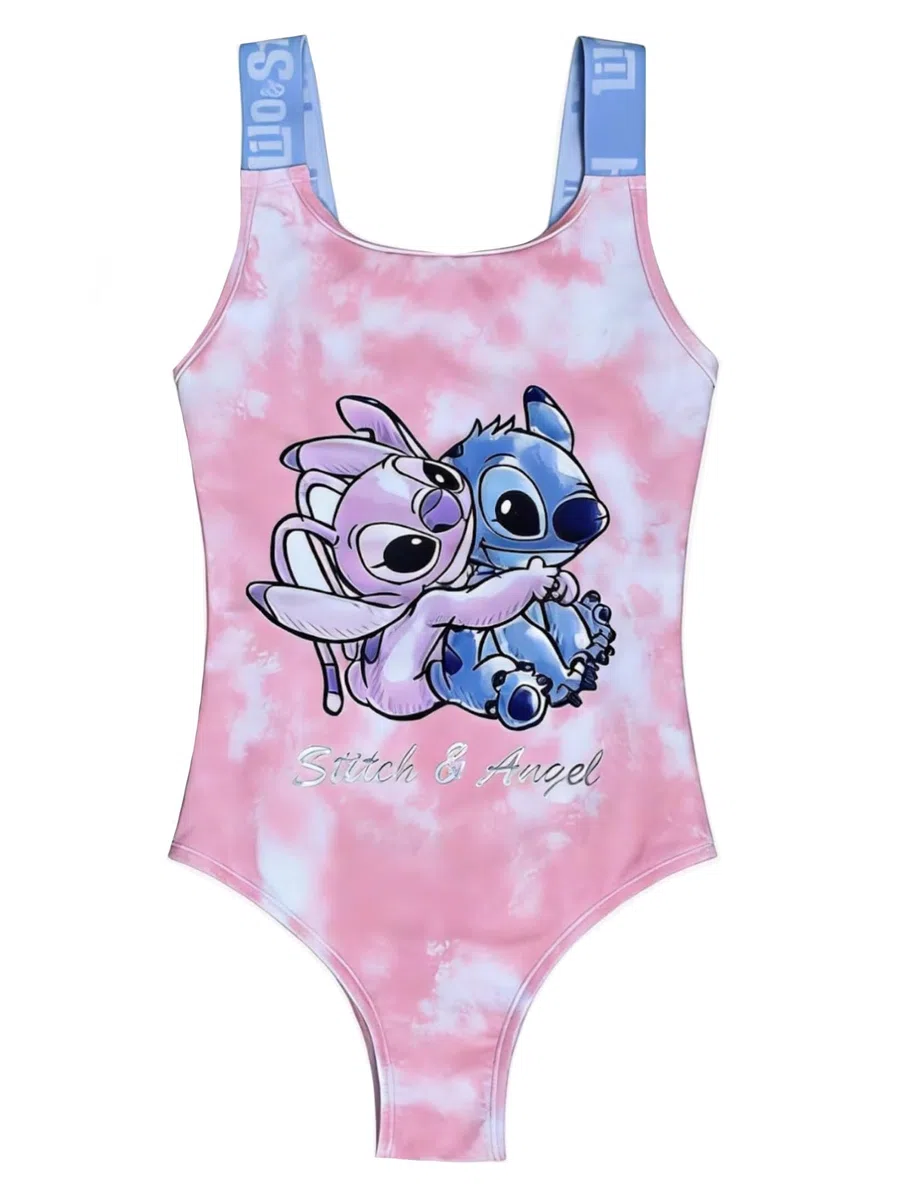 Disney Lilo & Stitch - Costume da bagno intero per bambine, età 5-13 anni