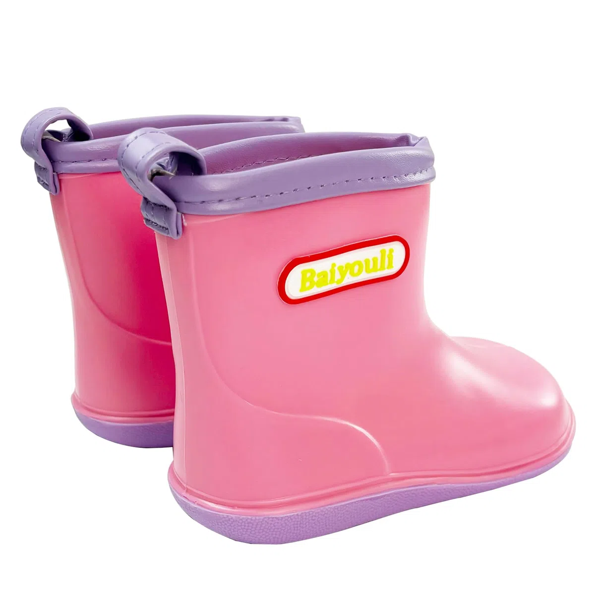 Stivali Pioggia Bambini Impermeabili Antiscivolo Stivaletti Gomma PVC Leggeri Galosce Bambino Bambina Unisex 1-6 Anni