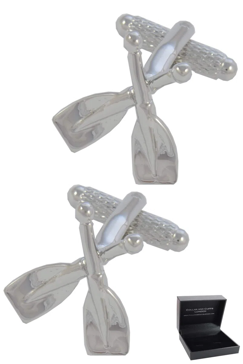Collar And Cuffs London Cufflinks for Men Sport - with Box - Novelty Metal Designer Fun Cufflinks - Solid Brass Metal - Team Sports - One Pair